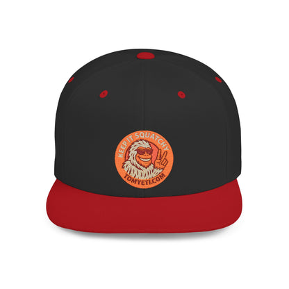 Flat Brim Hat - Tom Yeti Official Snapback Cap