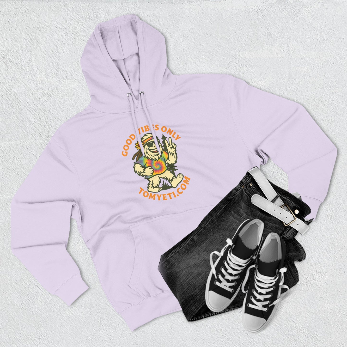 Tom Yeti Official Good Vibes Only Woman's Hoodie