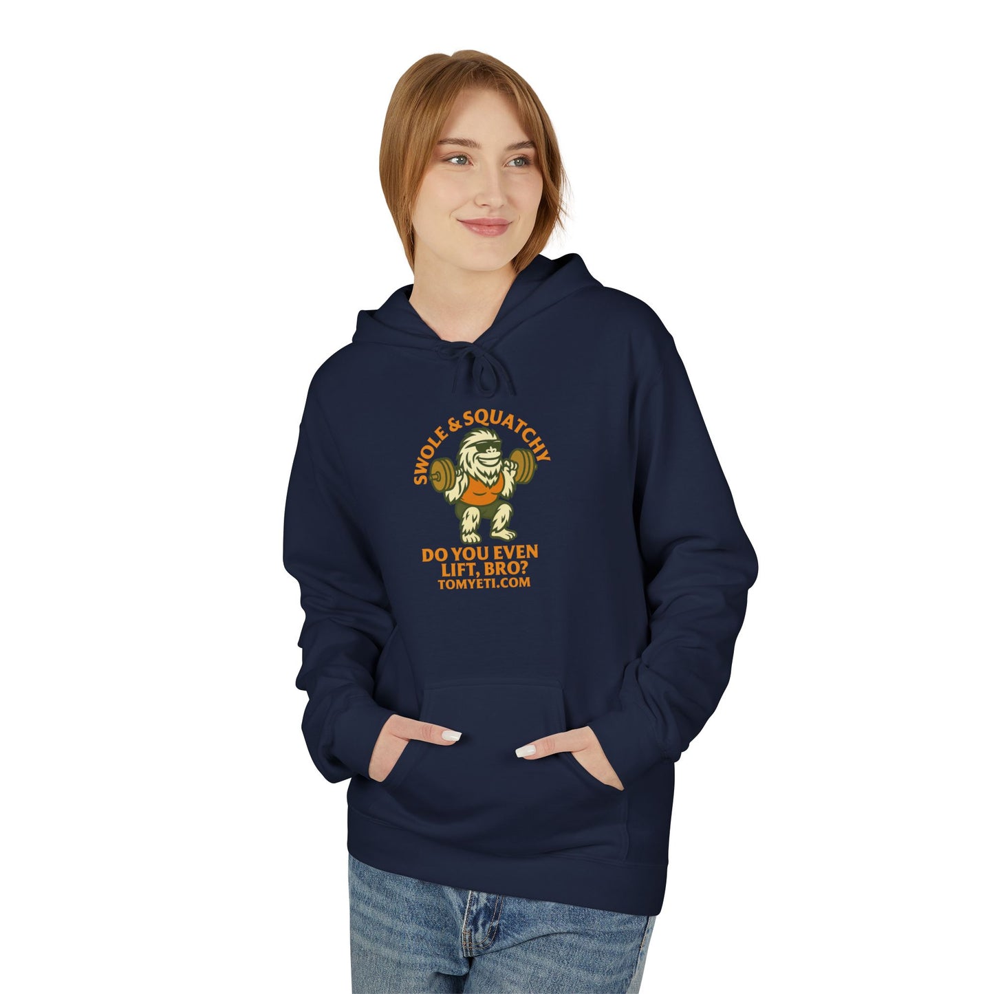 Tom Yeti Do You Even Lift Bro Swole & Squatchy Hoodie