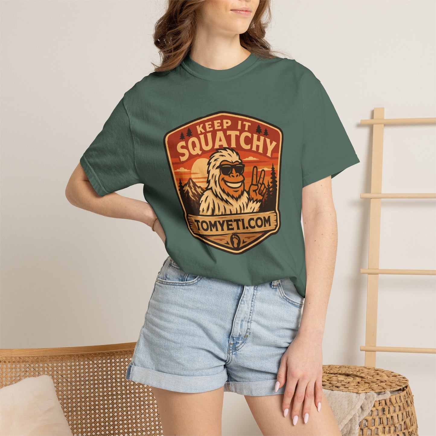 Tom Yeti Logo 100% Cotton T-Shirt