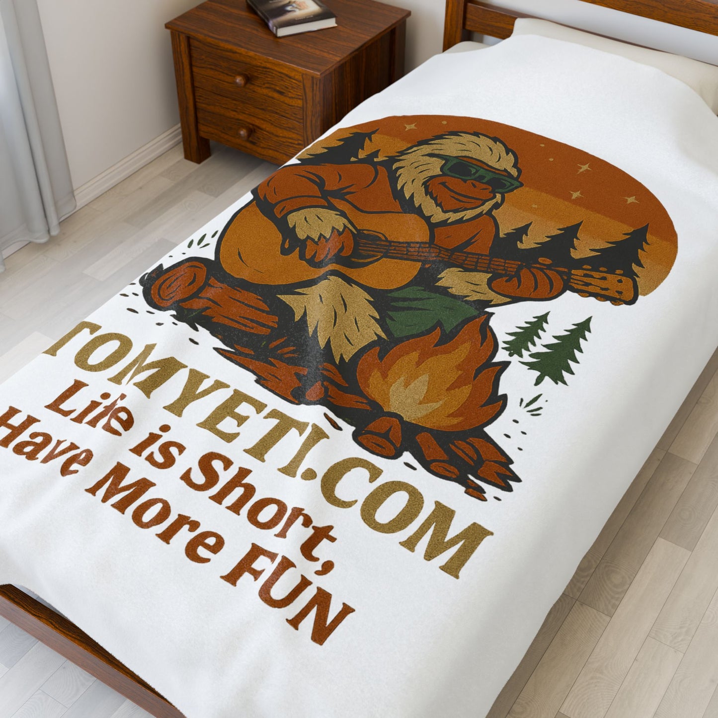 Tom Yeti Official Plush Blanket