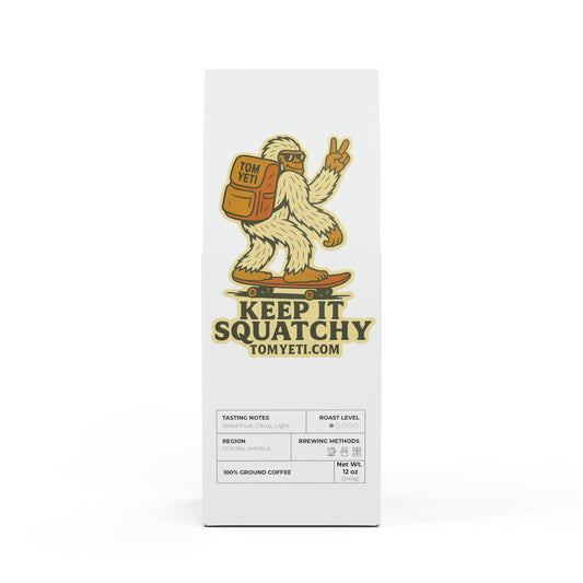 Tom Yeti Offical Coffee Blend for Sasquatch Super Powers!