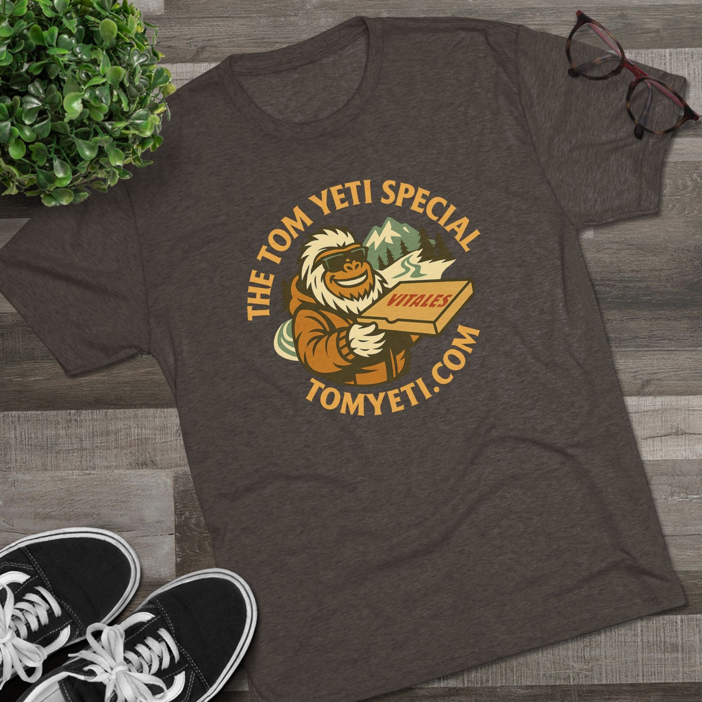 Tom Yeti Official Vitale's Pizza T Shirt!