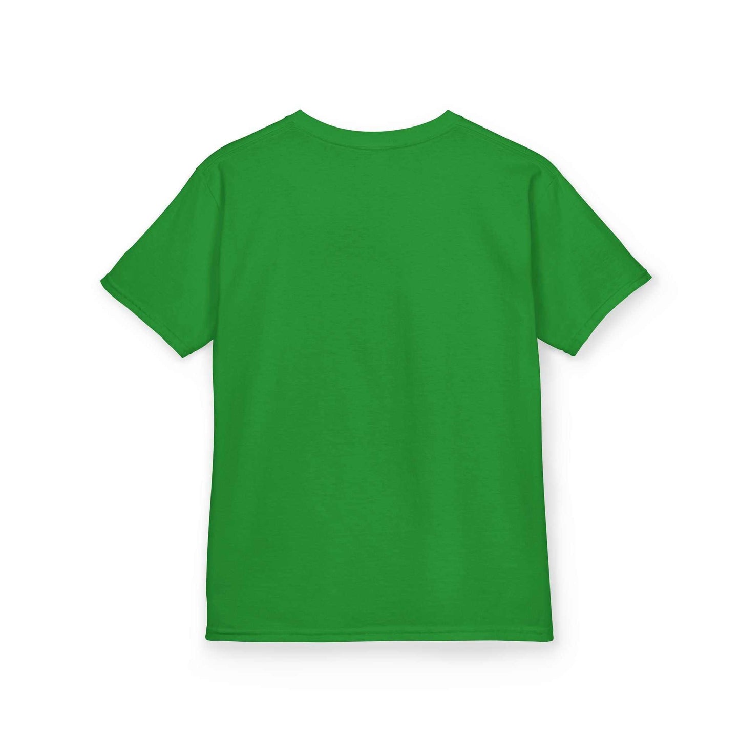 Tom Yeti Official Vitales kids green heavy cotton tee back view
