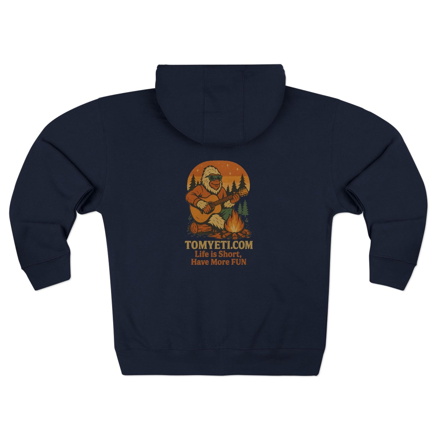 Tom Yeti Official Zip Up Travel Hoodie