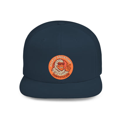 Flat Brim Hat - Tom Yeti Official Snapback Cap