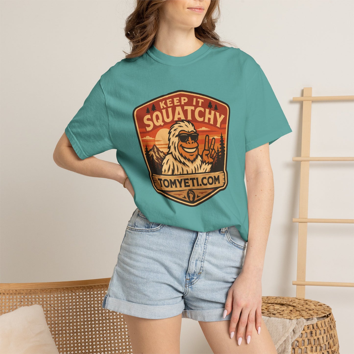 Tom Yeti Logo 100% Cotton T-Shirt