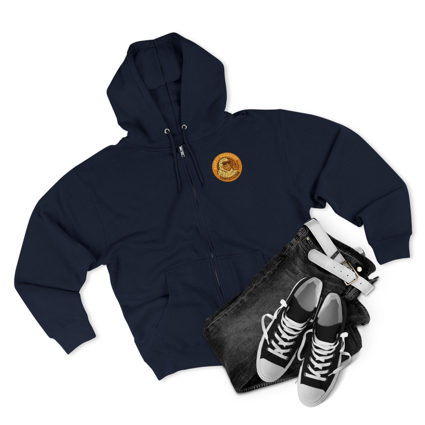 Tom Yeti Official Zip Up Travel Hoodie