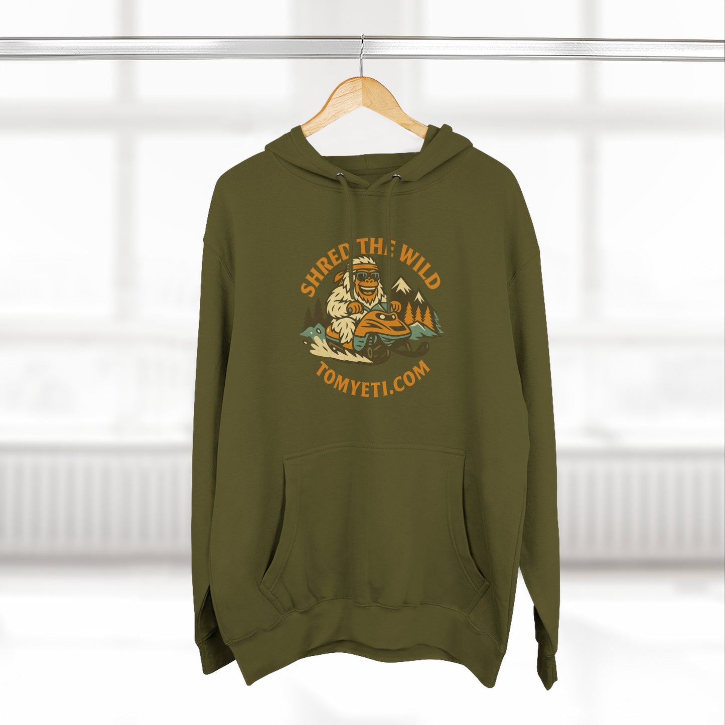 Tom Yeti Official Snowmobiling Hoodie!