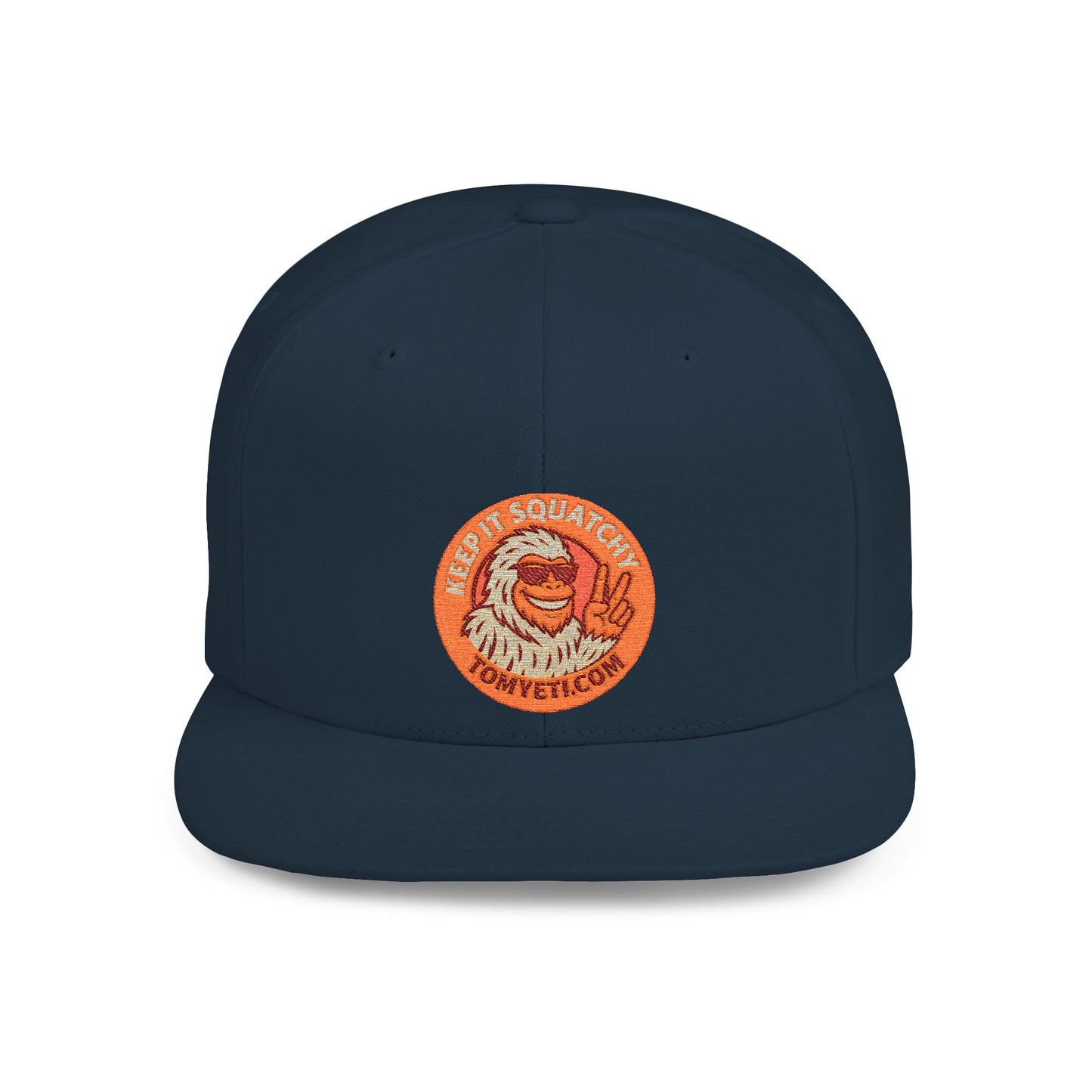 Flat Brim Hat - Tom Yeti Official Snapback Cap