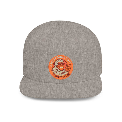 Flat Brim Hat - Tom Yeti Official Snapback Cap