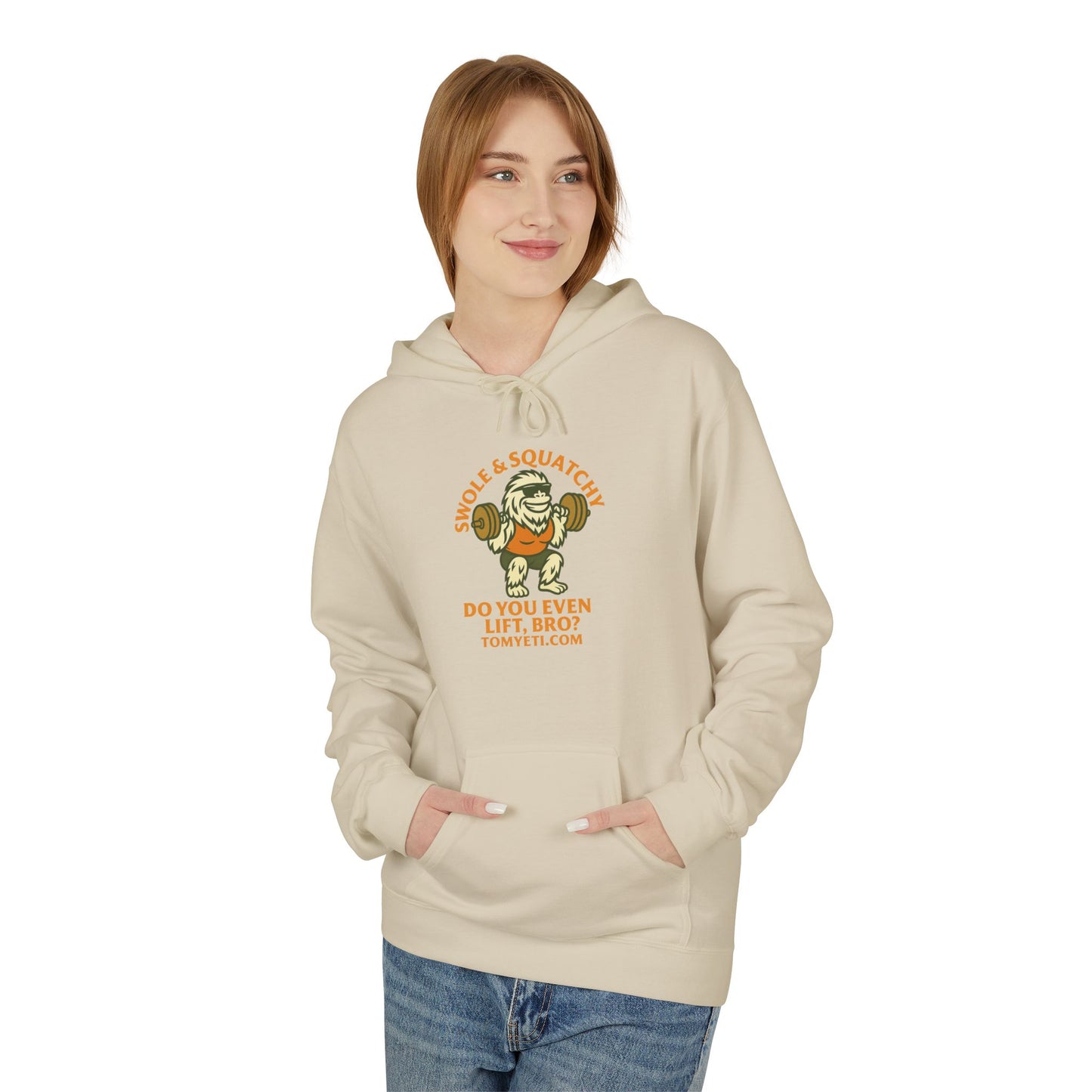 Tom Yeti Do You Even Lift Bro Swole & Squatchy Hoodie