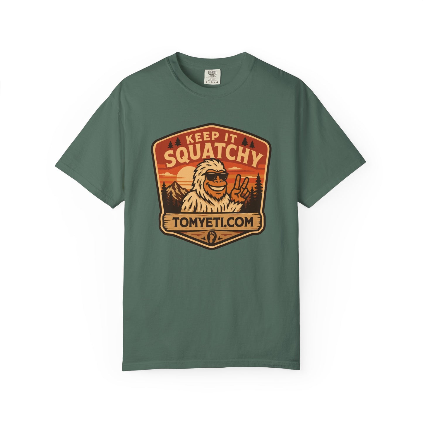 Tom Yeti Logo 100% Cotton T-Shirt
