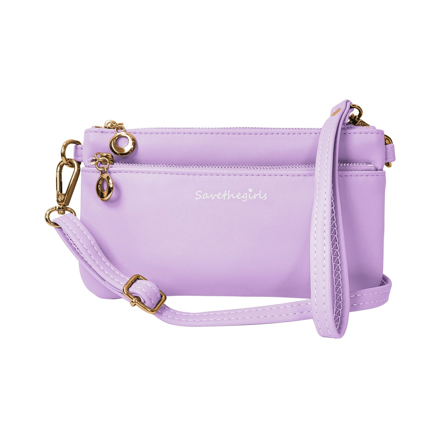 Bella RFID purse with touchscreen and RFID-blocking technology for secure smartphone use