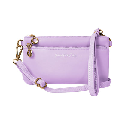 Bella RFID purse with touchscreen and RFID-blocking technology for secure smartphone use