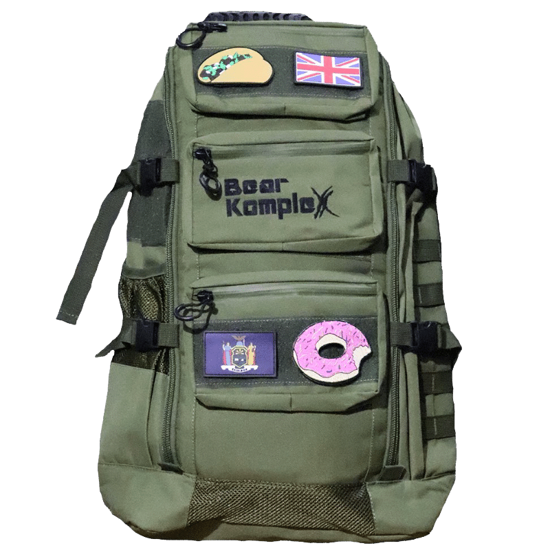BKX military backpack with multiple pockets and compartments for fitness and adventure gear