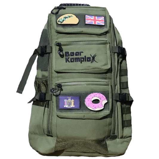 BKX military backpack with multiple pockets and compartments for fitness and adventure gear